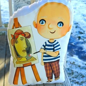 Pablo Picasso Pillow Pal. New.